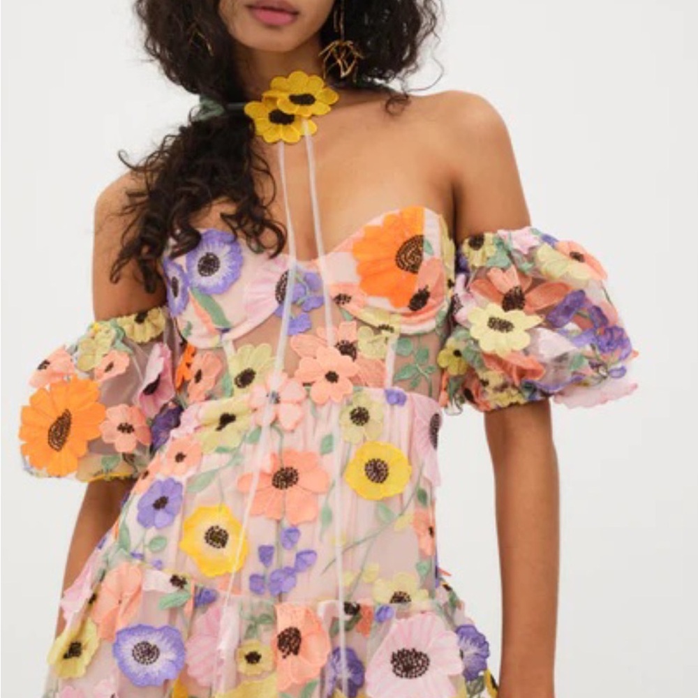 For Love And Lemons Prato Mini Dress